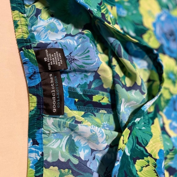 Y2K Blue and Green Skirt! Brand:Good Clothes Collections - Picture 3 of 3